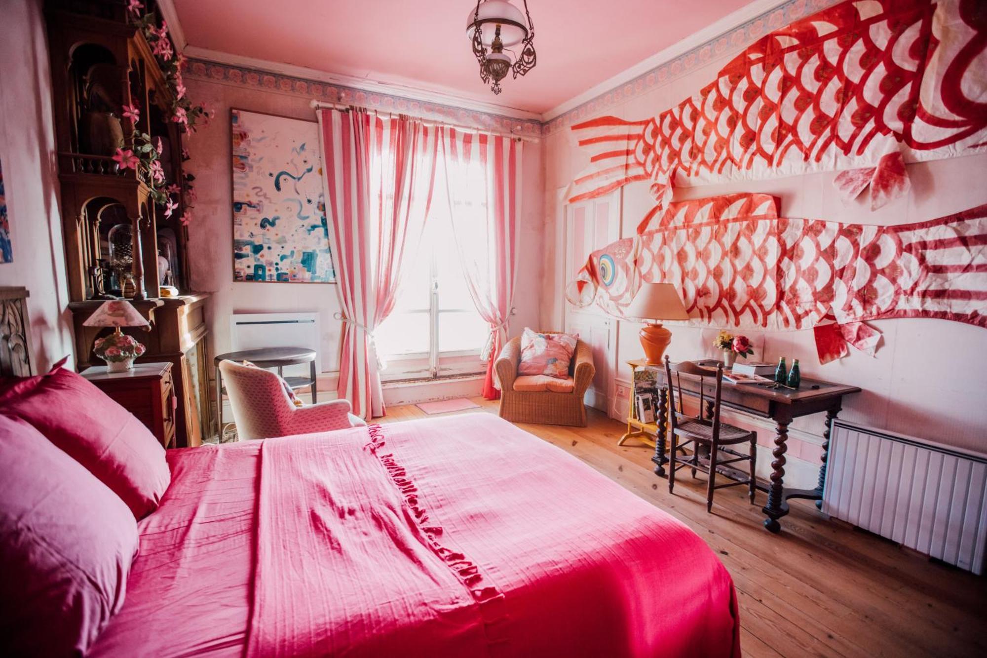 La Villa Louis, La Chambre Rose, Maison D'Hotes Vue Mer, Lion-sur-Mer Zewnętrze zdjęcie