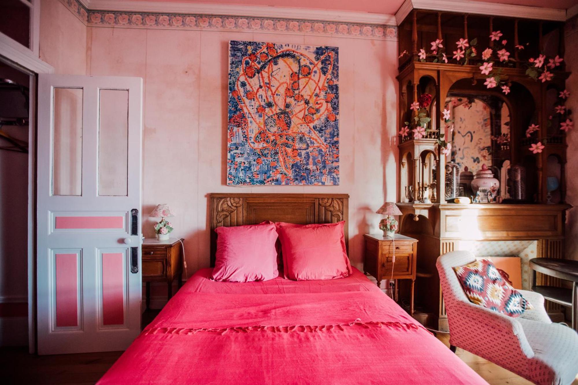 La Villa Louis, La Chambre Rose, Maison D'Hotes Vue Mer, Lion-sur-Mer Zewnętrze zdjęcie