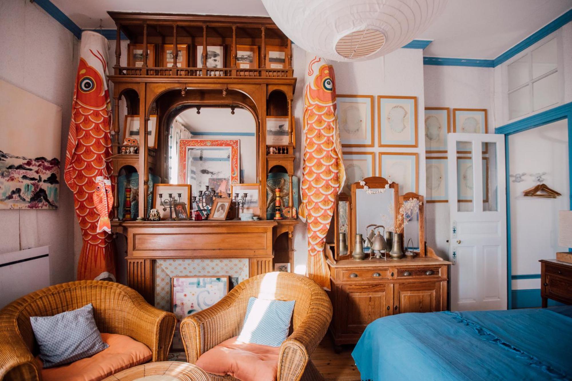 La Villa Louis, La Chambre Rose, Maison D'Hotes Vue Mer, Lion-sur-Mer Zewnętrze zdjęcie